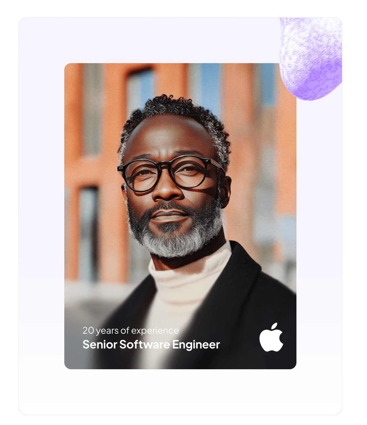 A.Team platform showing a senior engineer profile and team collaboration